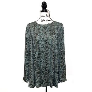 *NWT* J. Jill Animal Print Blouse
